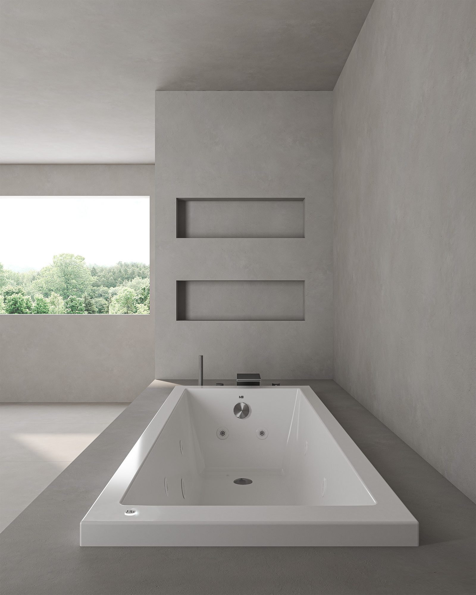 Bañera encastrada